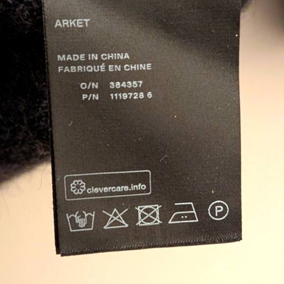 ARKET Oversized Alpaca Blend Hoodie - Picture 5 of 7